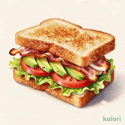 B.L.T. & Avocado Sandwich