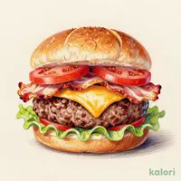 Thick-Cut Cheese Bacon Burger