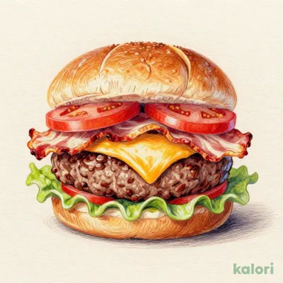 Thick-Cut Cheese Bacon Burger