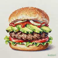 スパイシーシラチャーアボカドバーガー