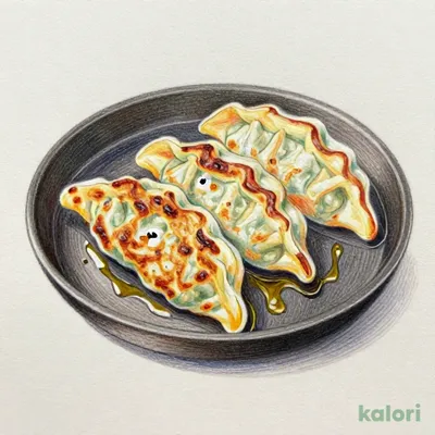 でっかい！熱々鉄板餃子