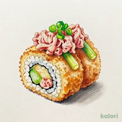 天ぷら寿司 ネギトロと茎わさび