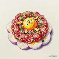 馬肉のごま塩ユッケ