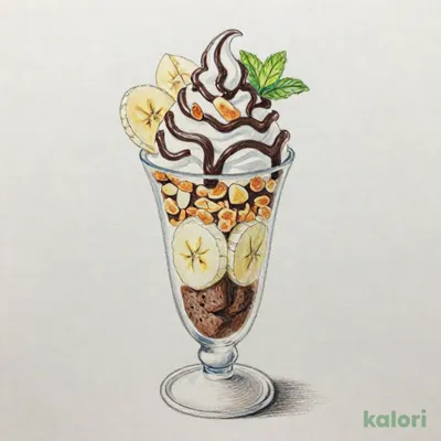 【店舗限定】チョコバナナパフェ
