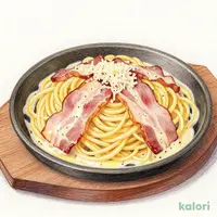 【店舗限定】厚切りベーコンのカルボナーラ
