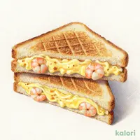 【店舗限定】海老玉子ホットサンド