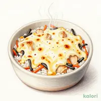 チキンときんぴらの和風クリームドリア