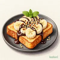 京かすたぁとチョコバナナのフレンチトースト