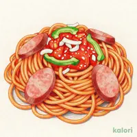 大盛り：昔ながらのナポリタン