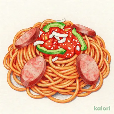 大盛り：昔ながらのナポリタン