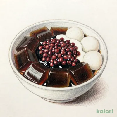 自家製珈琲ゼリーぜんざい