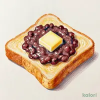 あんバタートースト