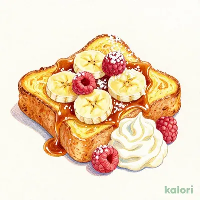Caramel Banana French Toast