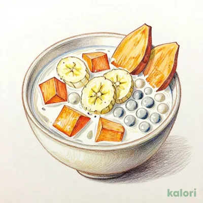 Coconut Zenzai (Sweet Red Bean Soup)