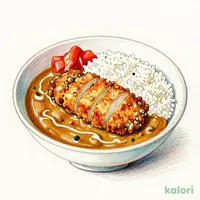 倉式欧風メンチカツカレー