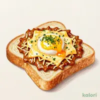 焼きカレートースト