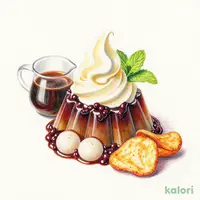 珈琲ゼリーぜんざい