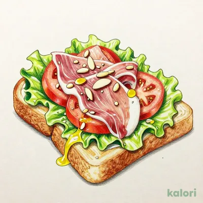 Prosciutto and Fresh Salad Toast
