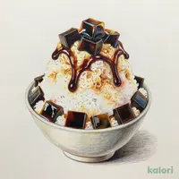 珈琲ゼリーかき氷
