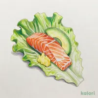 サーモン　野菜包み
