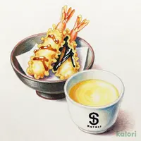 ランチ　天丼セット　特製茶碗蒸し付【平日11時～15時限定】