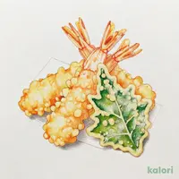 えびと季節の天ぷら盛合せ