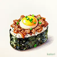 牛すき焼き風軍艦