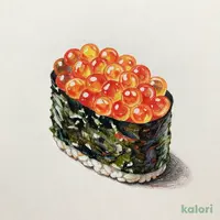 海水仕込み　純いくら（一貫）
