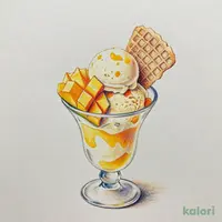 別腹ちょこっとトロピカルマンゴーパフェ