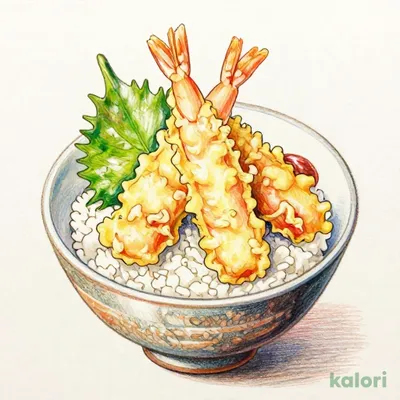 えび天と季節の天丼　平日限定17時まで