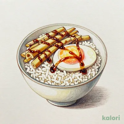 温たまメンマ丼