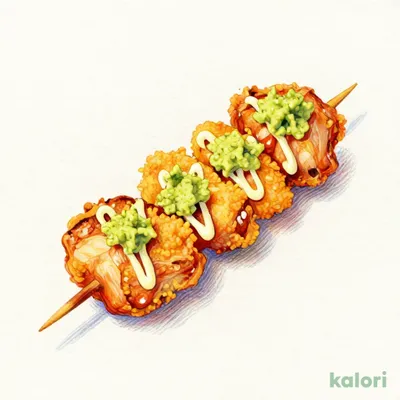 Chicken Tender with Wasabi Kushikatsu