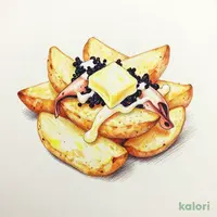 塩辛揚げじゃがバター