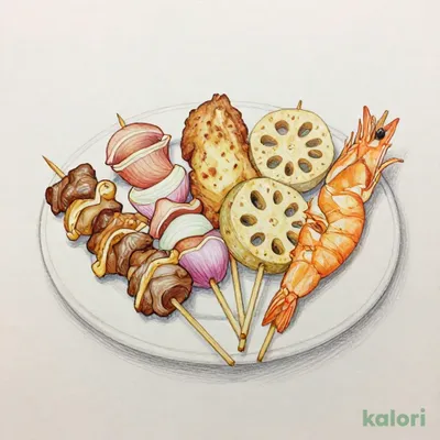 Standard 5-Piece Skewer Assortment