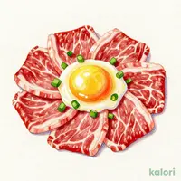 牛生ハムユッケ