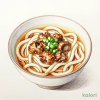 Tanaka Kasu Udon (Udon with Beef Fat Crisps)