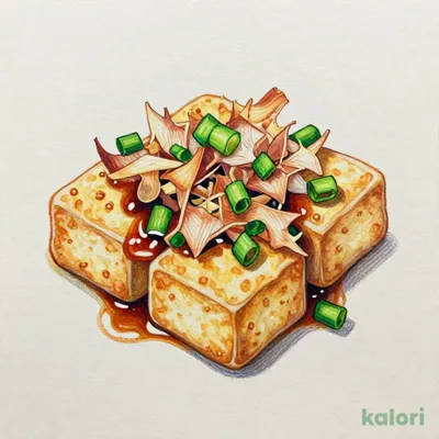 白ネギたっぷり厚揚げ
