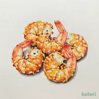 手作りえびフライ4尾E