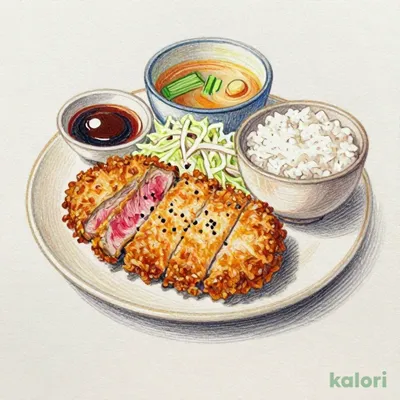 牛上ロースカツ膳 大
