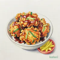 ミニかき揚げ天丼