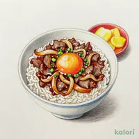 ミニ牛すき丼