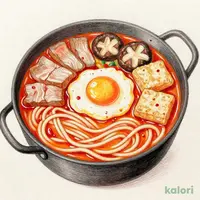 旨辛肉鍋焼きうどん