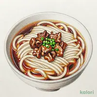 牛すじうどん