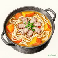 肉増しかぼちゃほうとう