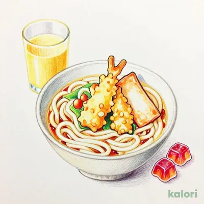 Kids' Tanuki Udon (Tempura Flakes)