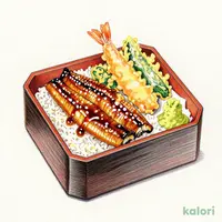 うな天重