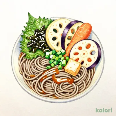 野菜天ぷらそば