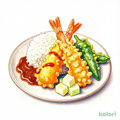 ミニ海老天丼