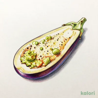 Wasabi Pickled Eggplant