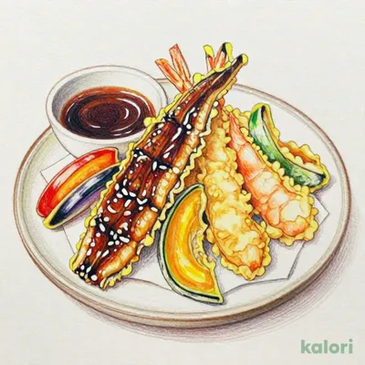 穴子の上天ぷら盛り 715kcal｜カロリー・栄養成分 | 久兵衛屋